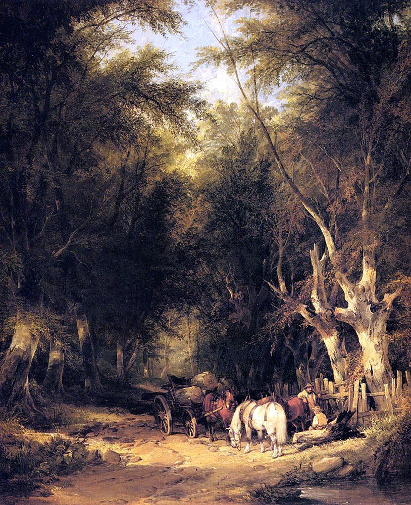  Senior William Shayer In The New Forest - Hand Painted Oil Painting