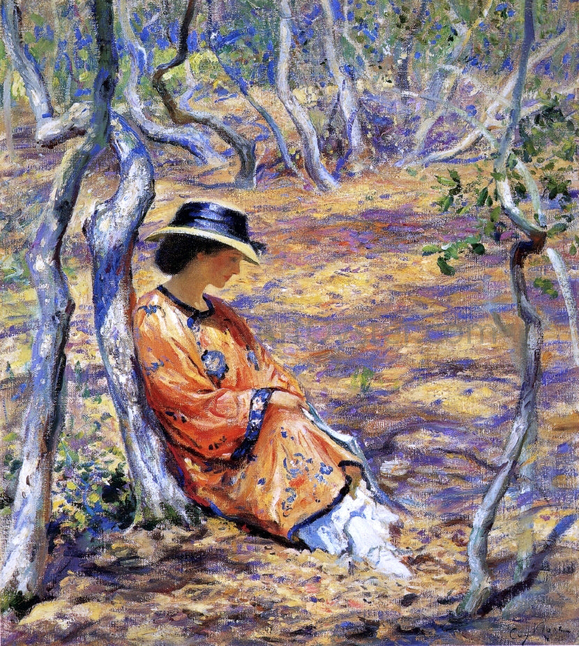 Guy Orlando Rose In the Oak Grove - Hand Painted Oil Painting