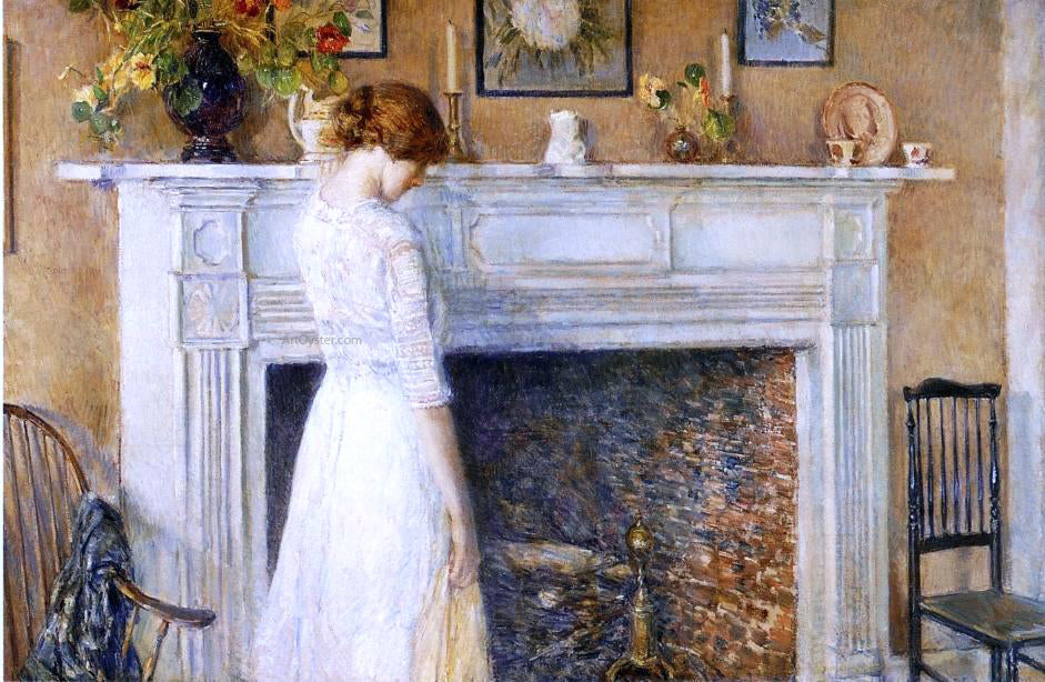 Frederick Childe Hassam In the Old House - Hand Painted Oil Painting
