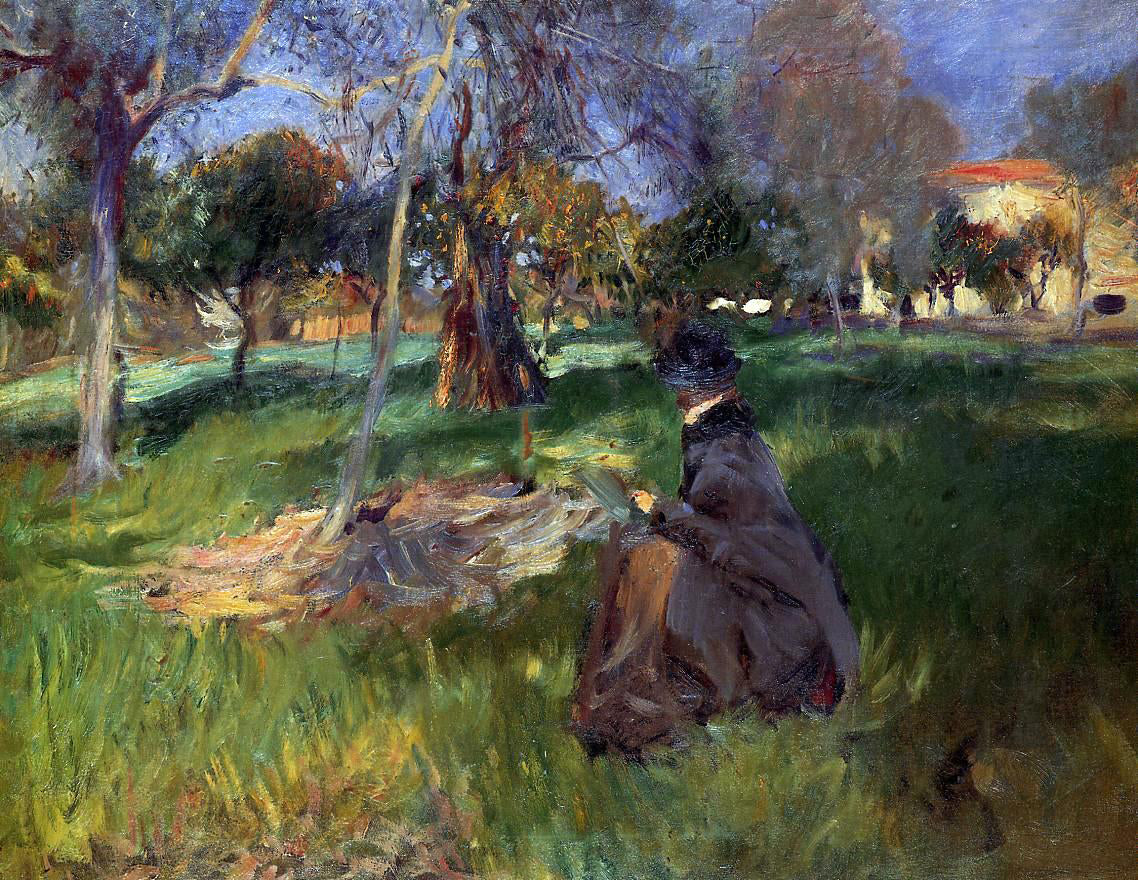 John Singer Sargent In the Orchard - Hand Painted Oil Painting