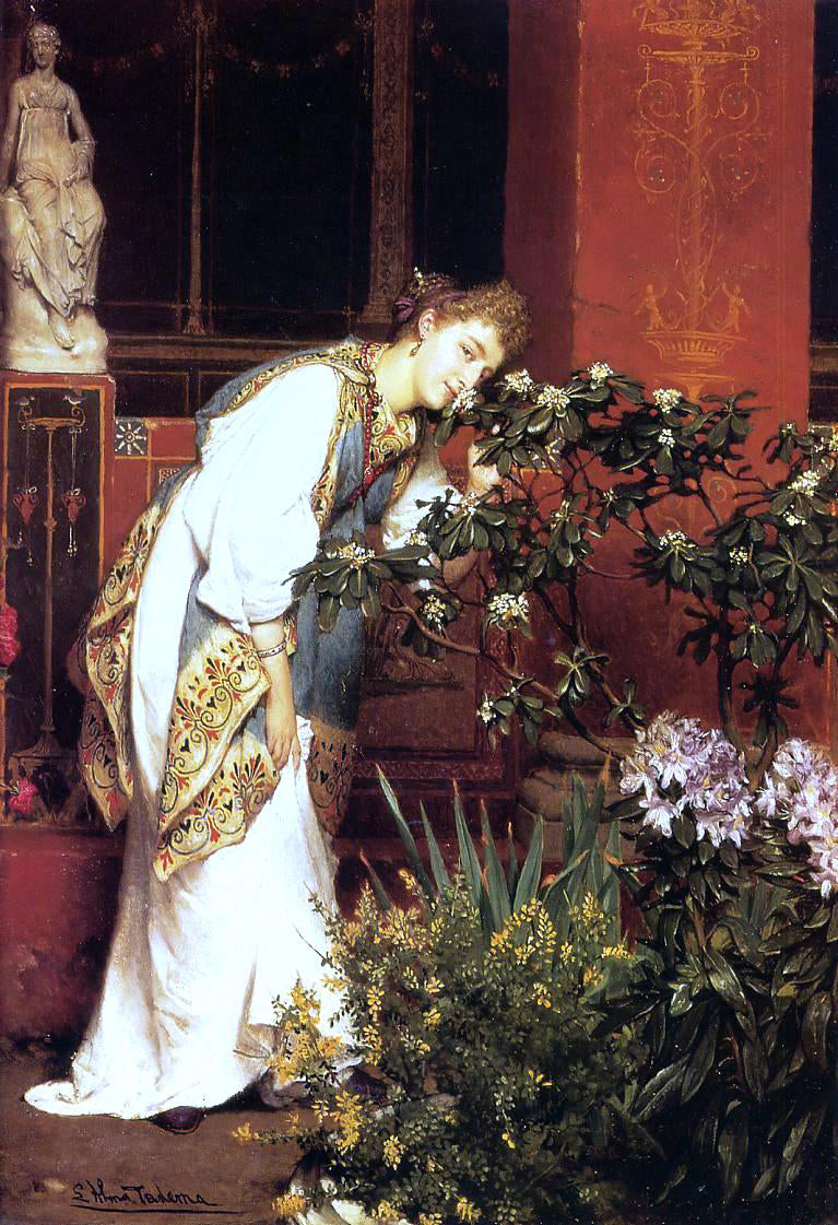  Sir Lawrence Alma-Tadema In the Peristyle - Hand Painted Oil Painting