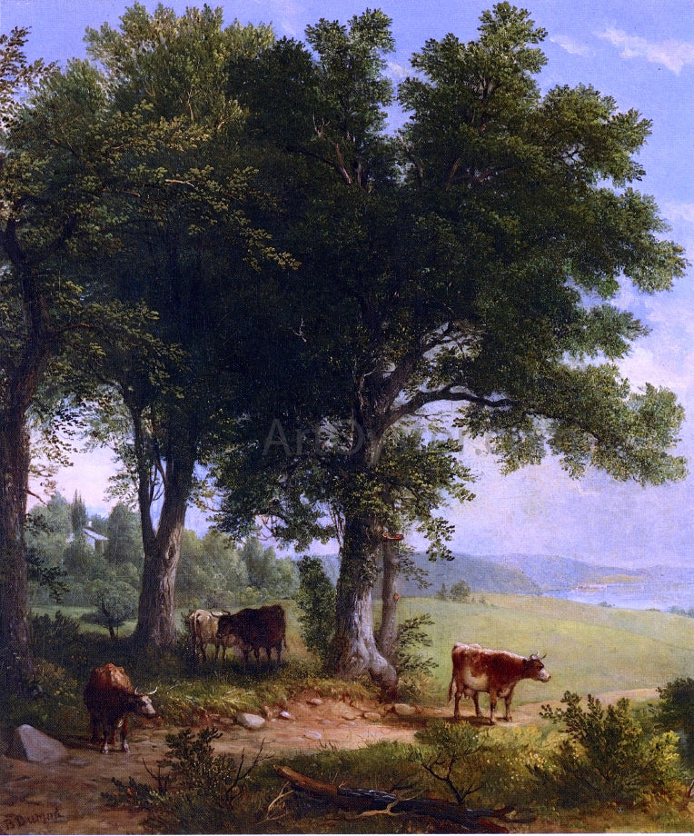  Asher Brown Durand In the Shade of the Old Oak Tree - Hand Painted Oil Painting