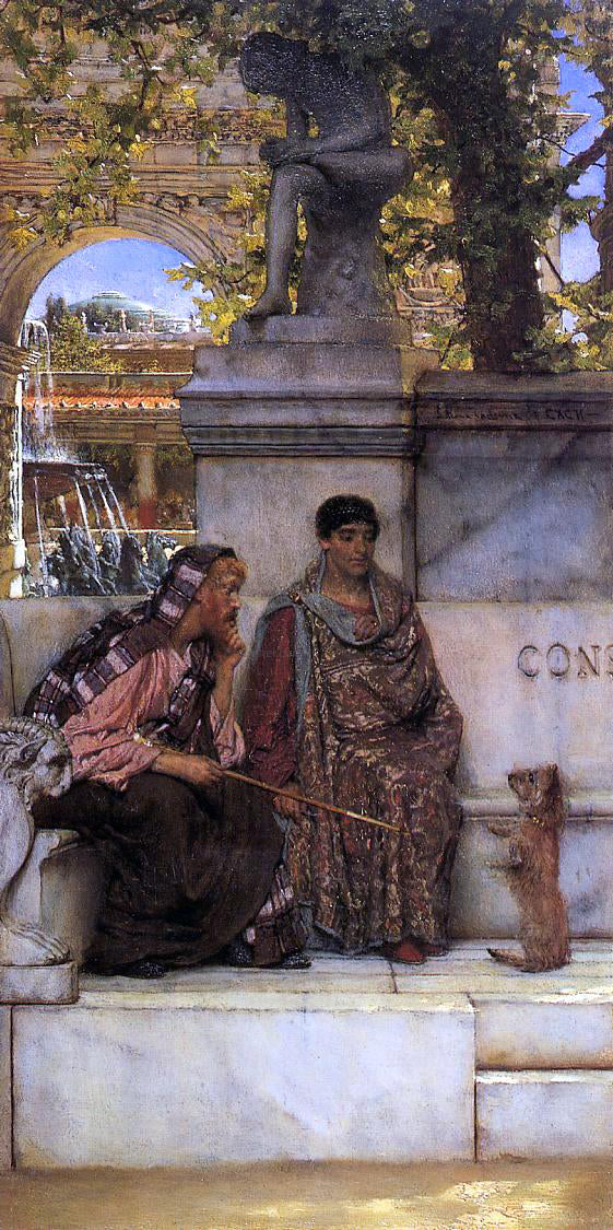 Sir Lawrence Alma-Tadema In the Time of Constantine - Hand Painted Oil Painting