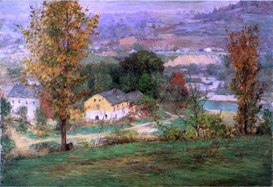John Ottis Adams In the Whitewater Valley - Hand Painted Oil Painting