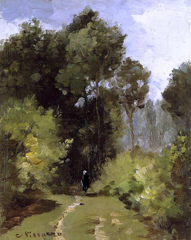 Camille Pissarro In the Woods - Hand Painted Oil Painting