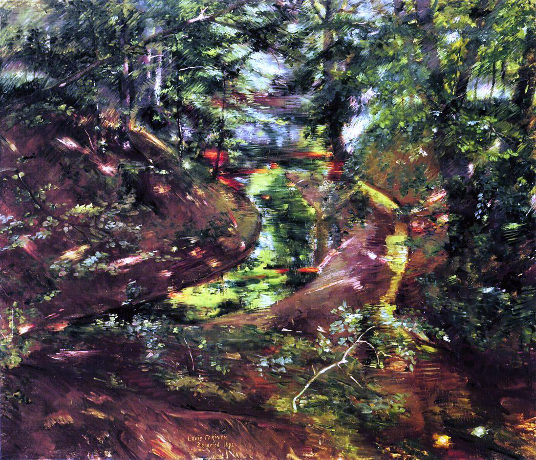 Lovis Corinth In the Woods near Bernried - Hand Painted Oil Painting