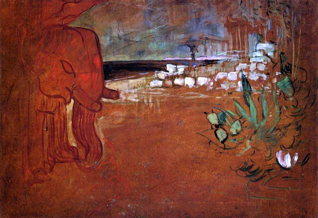 Henri De Toulouse-Lautrec Indian Decor - Hand Painted Oil Painting