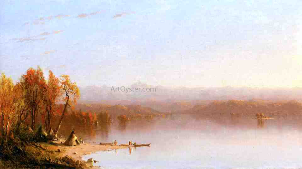 Sanford Robinson Gifford Indian Summer - Hand Painted Oil Painting