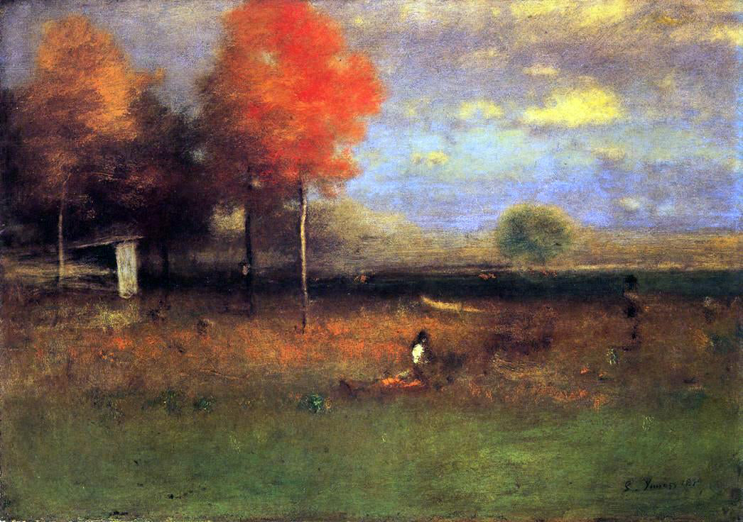  George Inness Indian Summer - Hand Painted Oil Painting