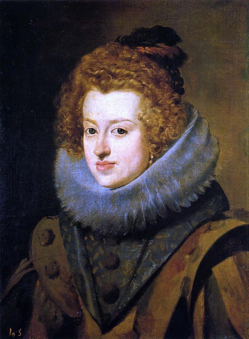 Diego Velazquez Infanta Dona Maria, Queen of Hungary - Hand Painted Oil Painting
