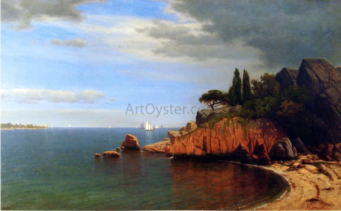 James Renwick Brevoort Inside Eastern Point, Gloucester Bay, Massachusetts - Hand Painted Oil Painting