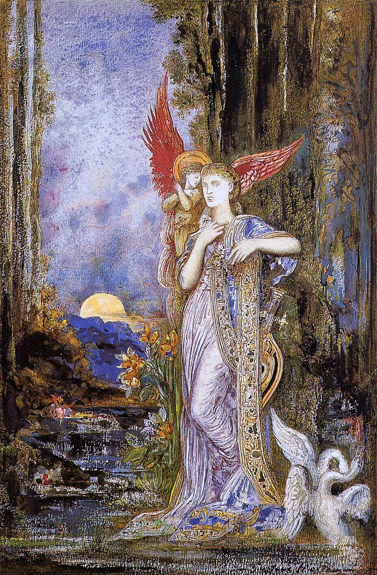 Gustave Moreau Inspiration - Hand Painted Oil Painting