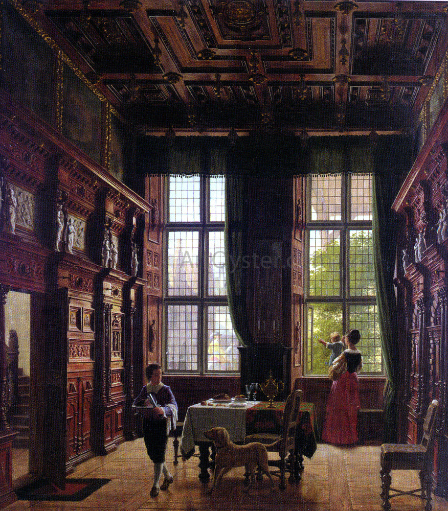  Heinrich Hansen Interior, Lubeck - Hand Painted Oil Painting