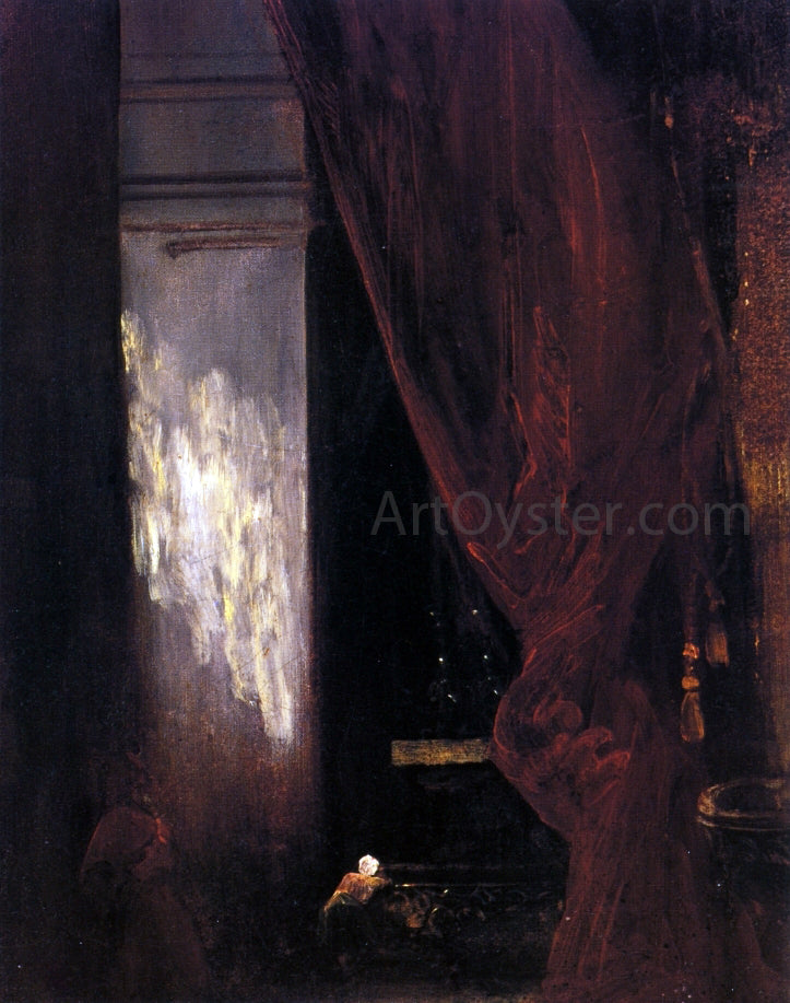 Eugene Delacroix Interior of a Chapel - Hand Painted Oil Painting
