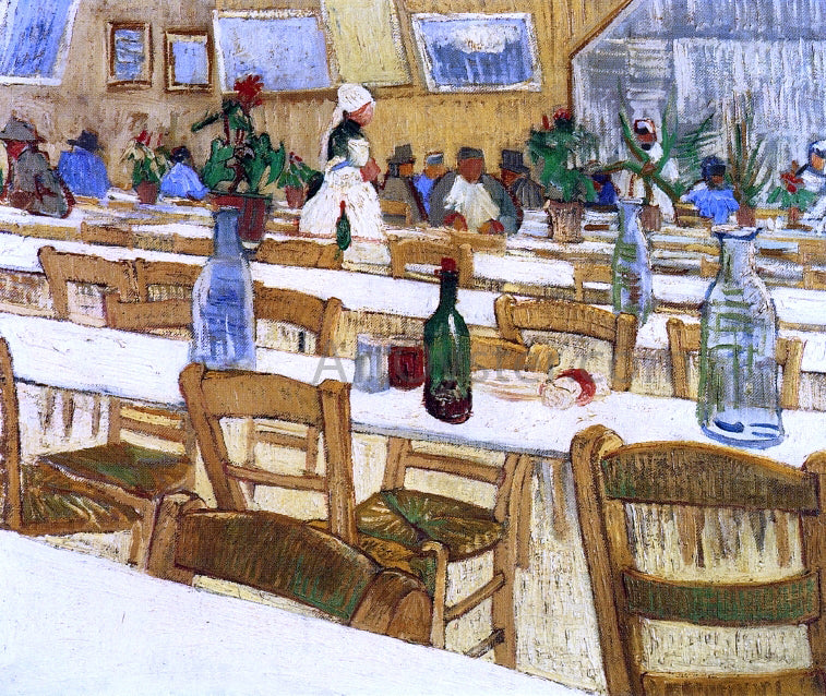 Vincent Van Gogh Interior of a Restaurant - Hand Painted Oil Painting