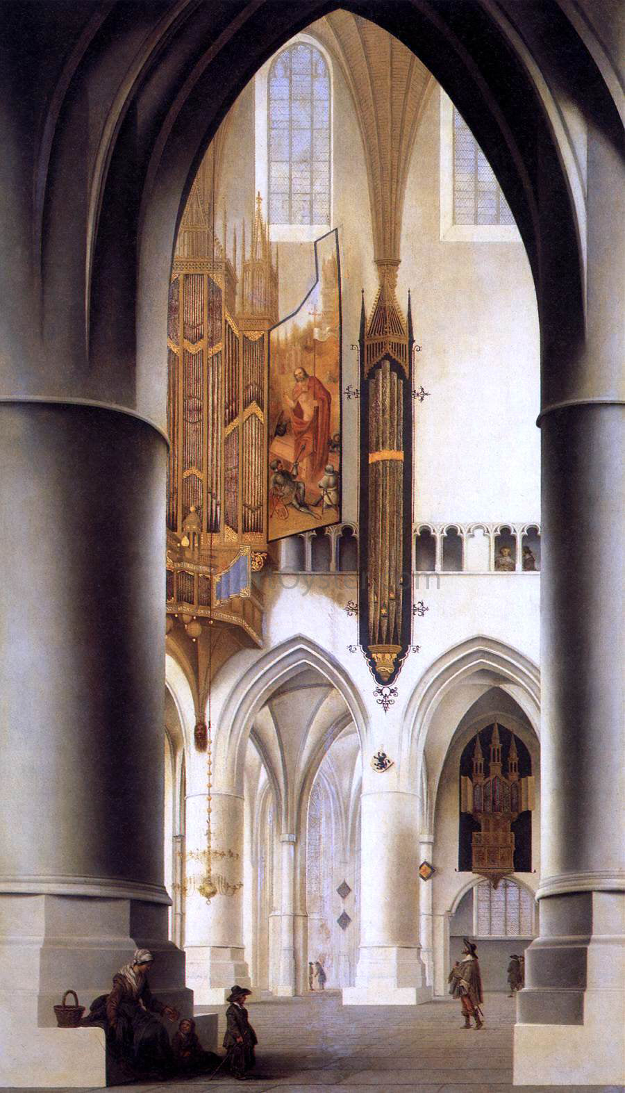  Pieter Jansz Saenredam Interior of the Church of St Bavo in Haarlem - Hand Painted Oil Painting