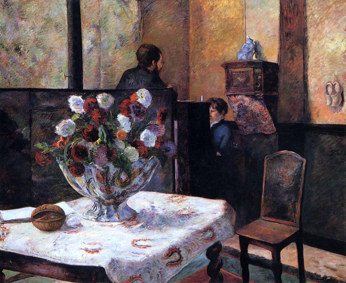 Paul Gauguin Interior of the Painter's House, rue Carcel - Hand Painted Oil Painting