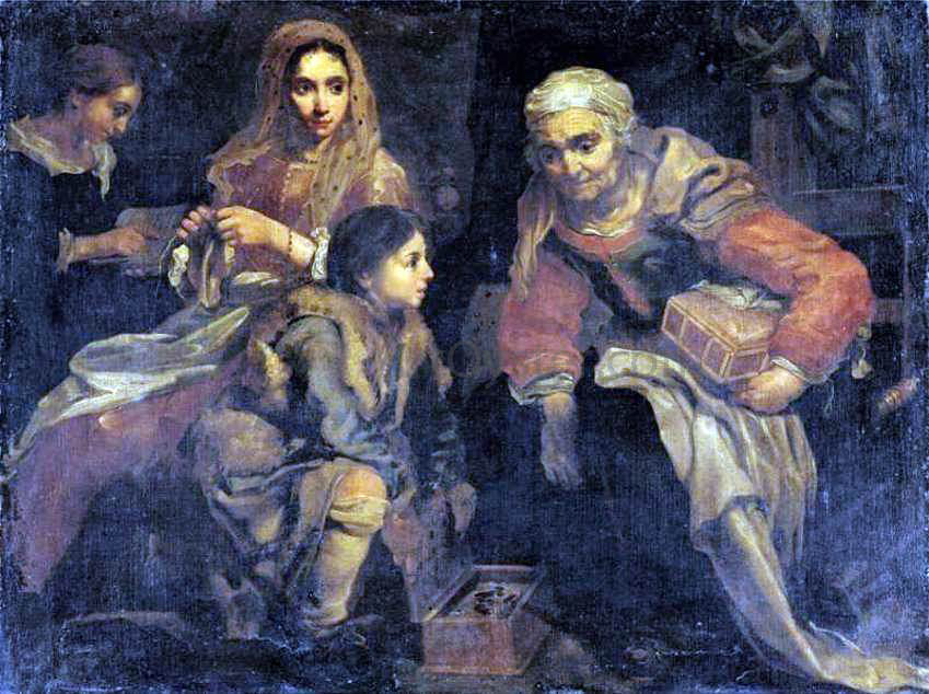 Bernhard Keil Interior Scene - Hand Painted Oil Painting