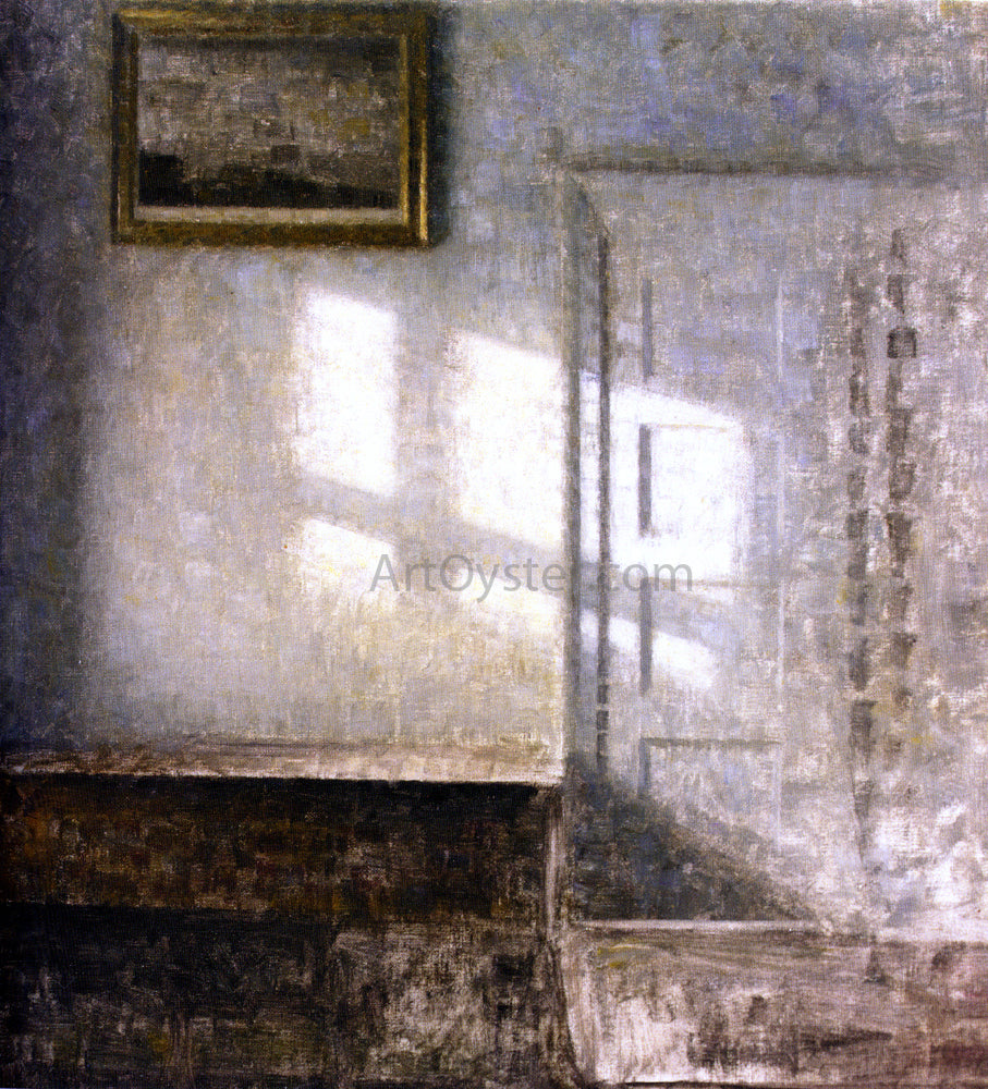 Vilhelm Hammershoi Interior, Strandgade - Hand Painted Oil Painting