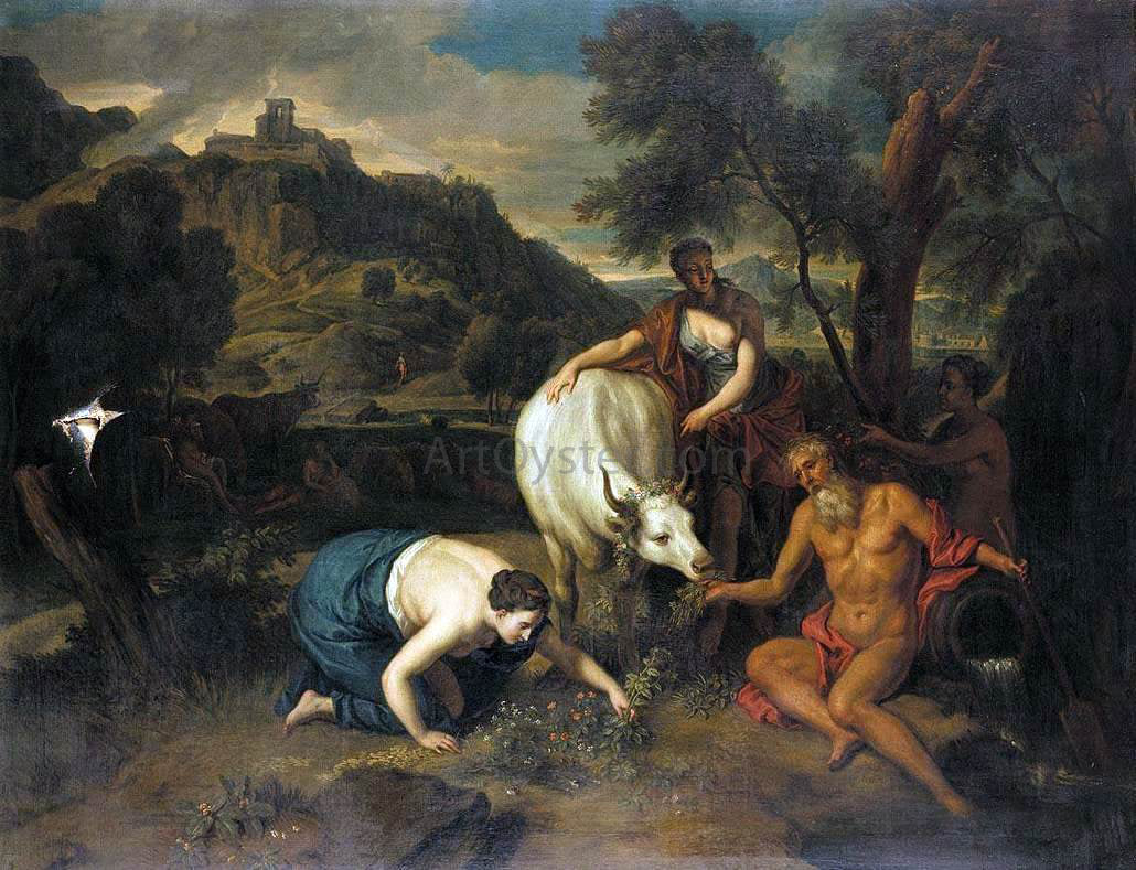 Victor Honore Janssens Io Recognised by Her Father - Hand Painted Oil Painting