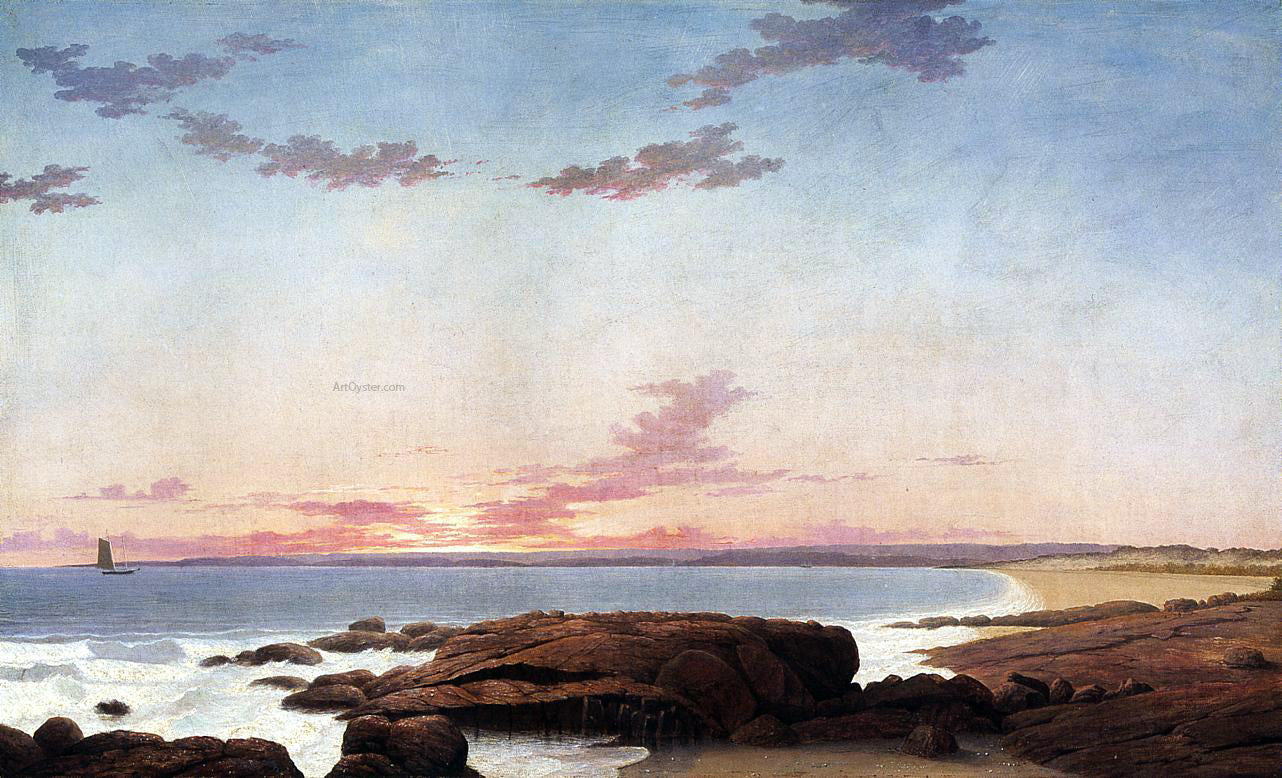 Fitz Hugh Lane Ipswich Bay - Hand Painted Oil Painting