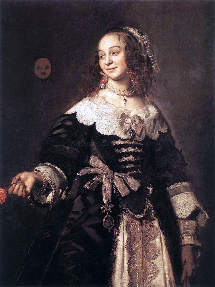 Frans Hals Isabella Coymans - Hand Painted Oil Painting