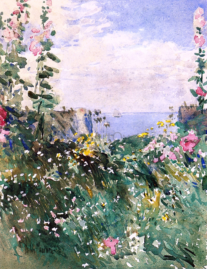  Frederick Childe Hassam Isles of Shoals Garden, Appledore - Hand Painted Oil Painting
