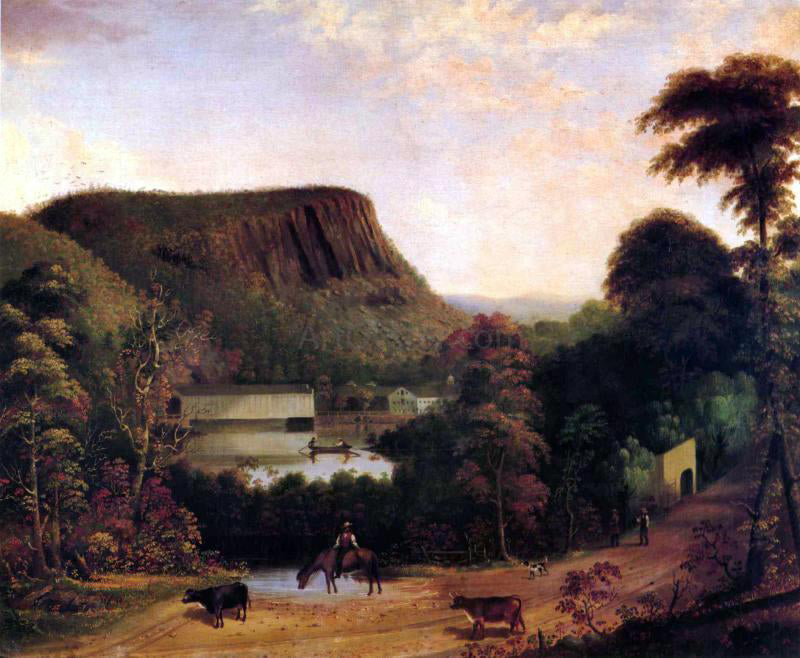 George Henry Durrie Ithiel Town's Bridge Near East Rock - Hand Painted Oil Painting