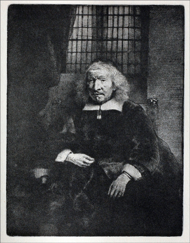 Rembrandt Van Rijn Jacob Haring: Portrait Known as 'The Old Haring' - Hand Painted Oil Painting