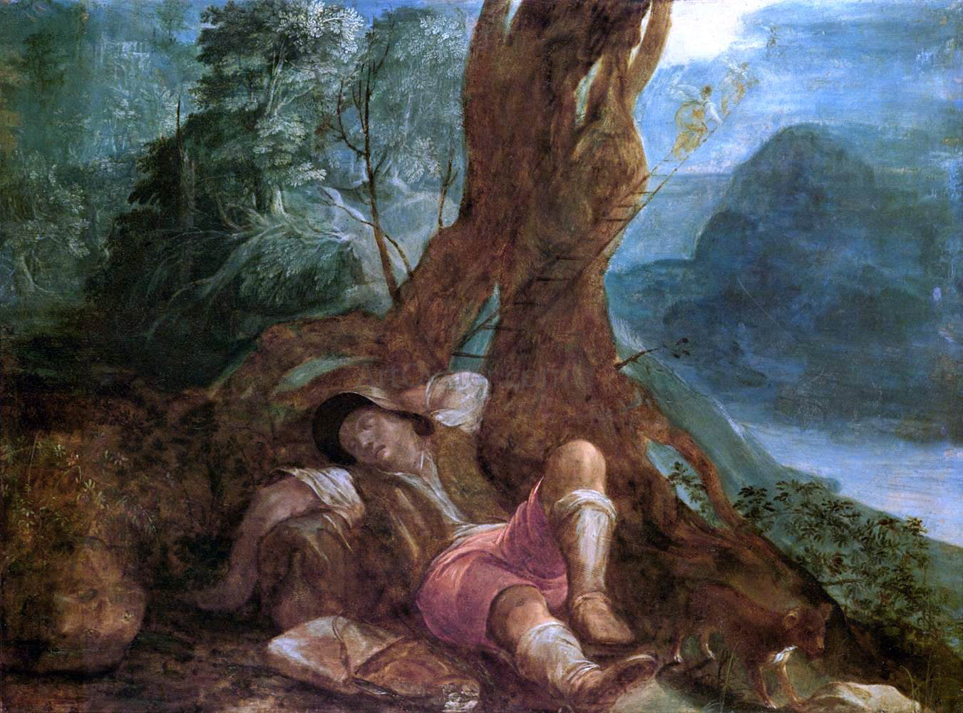 Adam Elsheimer Jacob's Dream - Hand Painted Oil Painting