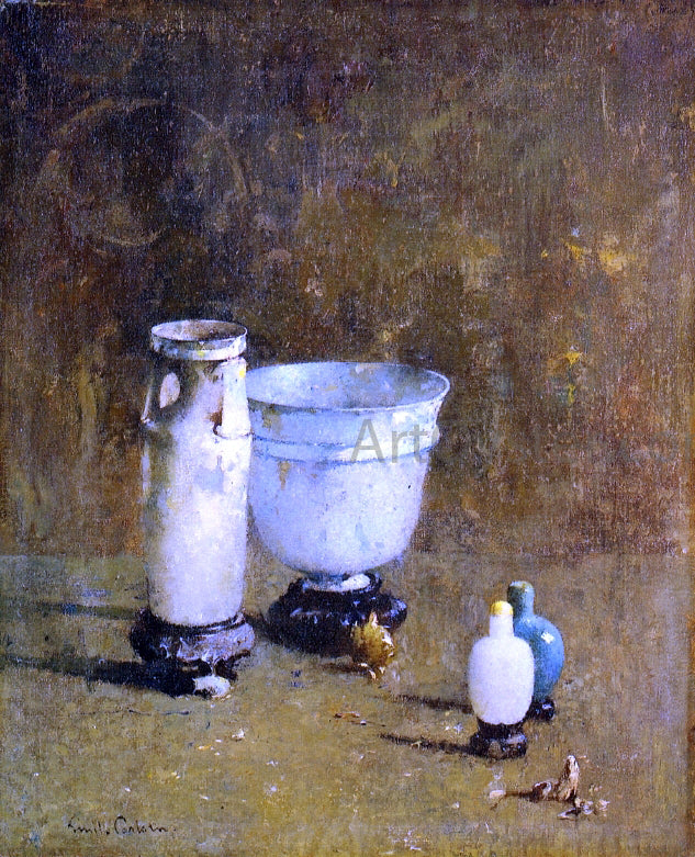Emil Carlsen Jade and Ancient Glass - Hand Painted Oil Painting