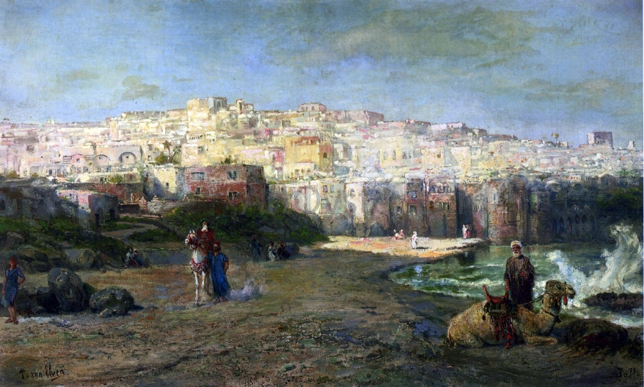 Pierre Tetar Van Elven Jaffa - Hand Painted Oil Painting