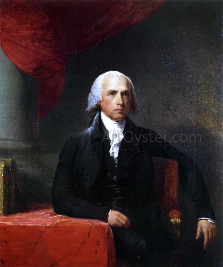  Gilbert Stuart James Madison - Hand Painted Oil Painting