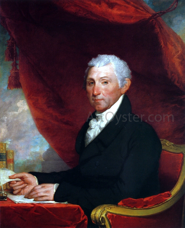 Gilbert Stuart James Monroe - Hand Painted Oil Painting