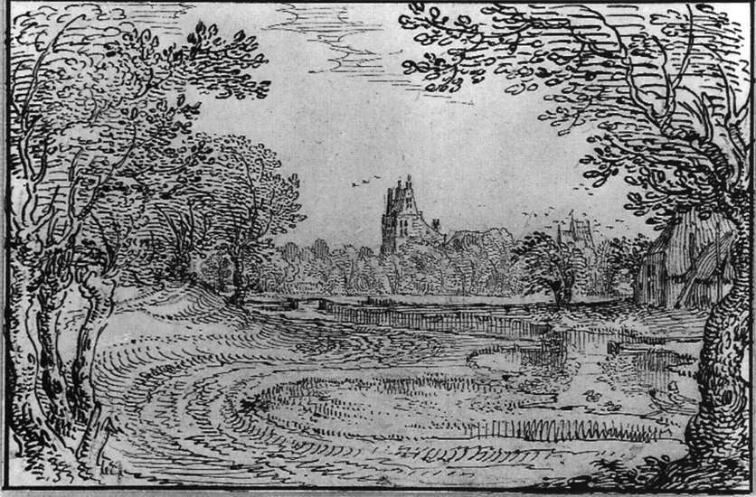 The Younger Claes Jansz Visscher Jan Deyman's Country House - Hand Painted Oil Painting