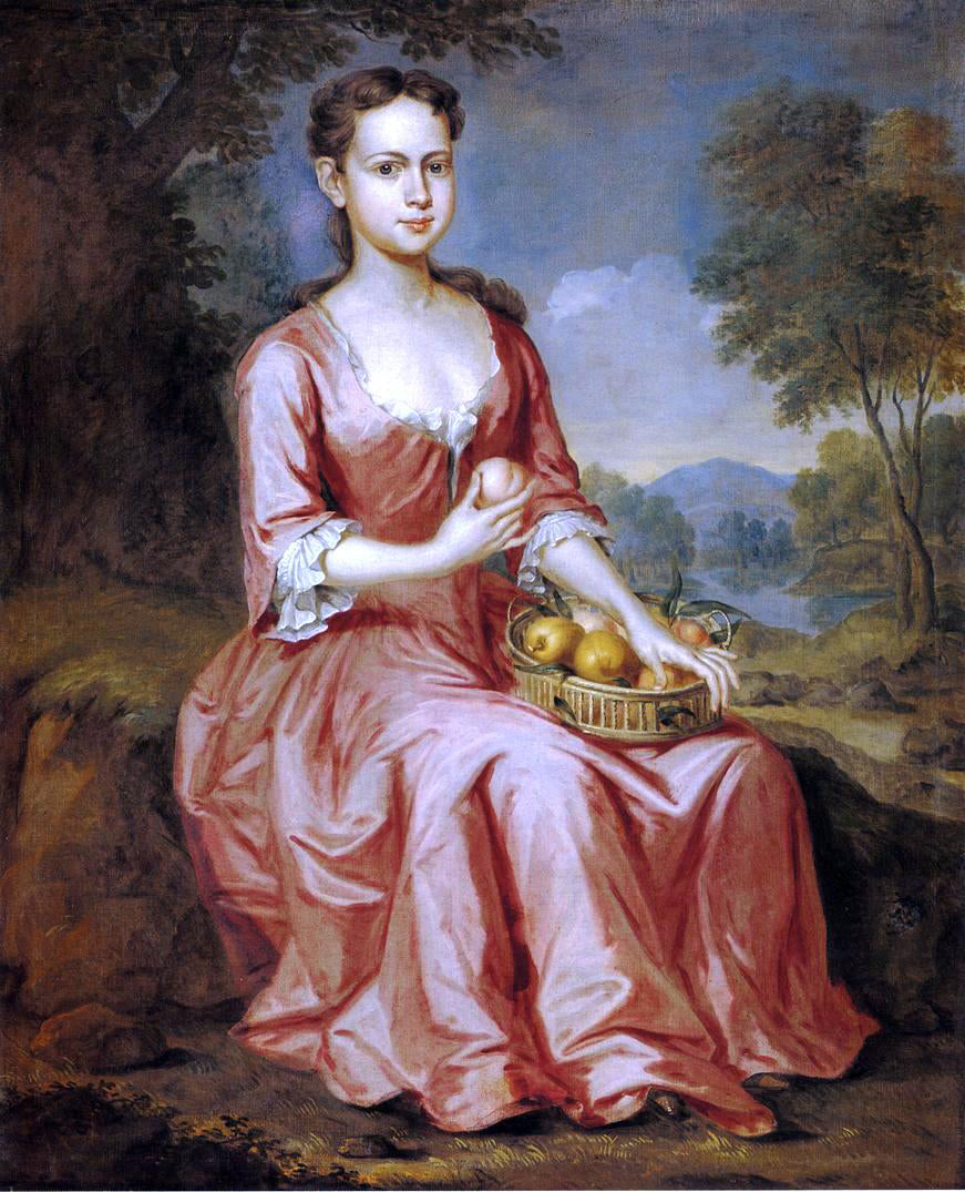 John Smibert Jane Clark - Hand Painted Oil Painting