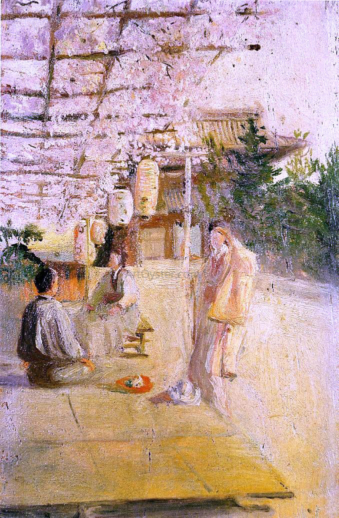 Robert Frederick Blum Japanese Tea Party - Hand Painted Oil Painting