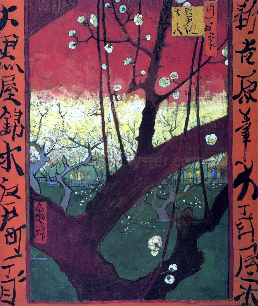 Vincent Van Gogh Japonaiserie (after Hiroshige) - Hand Painted Oil Painting