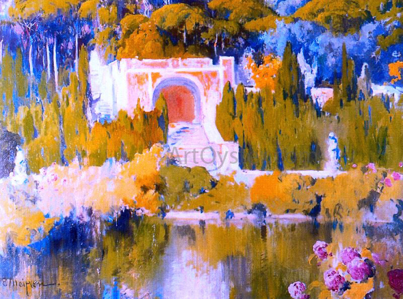 Eliseo Meifren I Roig Jardin - Hand Painted Oil Painting