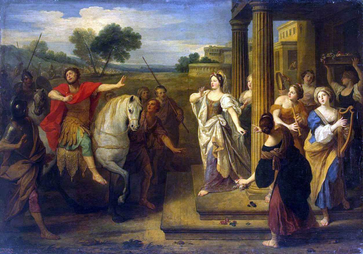 Bon Boullogne Jephtha's Daughter - Hand Painted Oil Painting