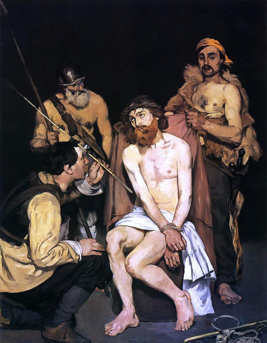 Edouard Manet Jesus Mocked by the Soldiers - Hand Painted Oil Painting