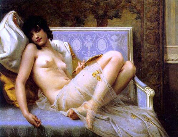  Guillaume Seignac Jeune femme denudee sur canape - Hand Painted Oil Painting
