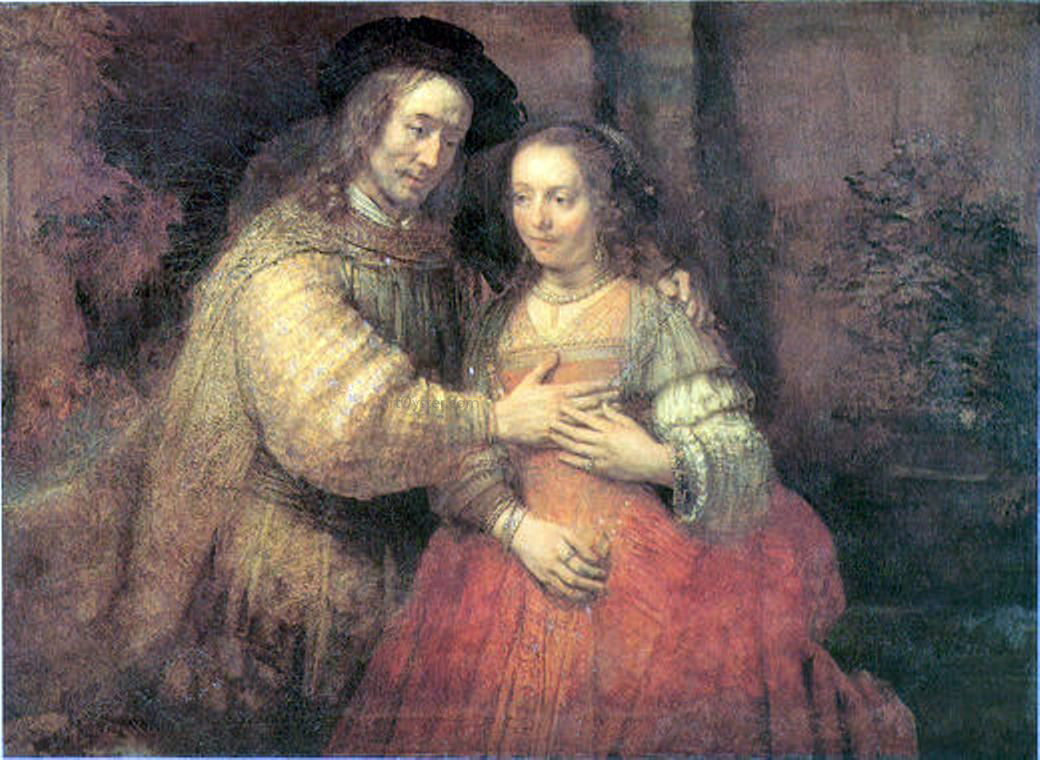 Rembrandt Van Rijn Jewish Bride - Hand Painted Oil Painting