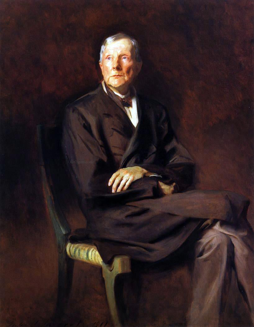 John Singer Sargent John D. Rockefeller - Hand Painted Oil Painting