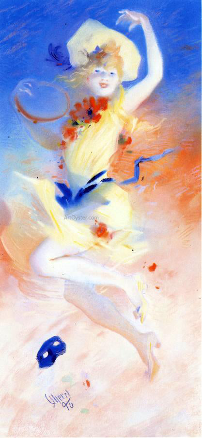 Gustave Joseph Cheret Joie de Vivre - Hand Painted Oil Painting