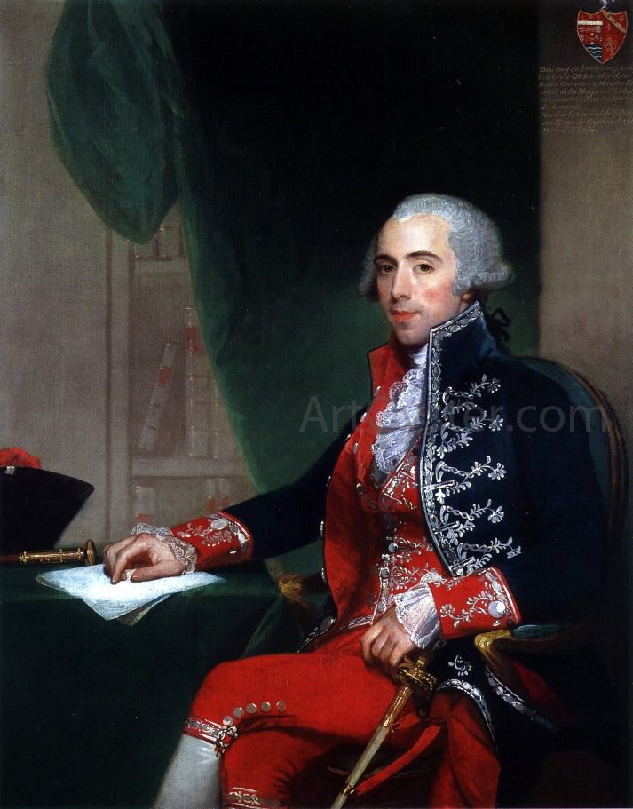 Gilbert Stuart Josef de Jaudenes y Nebot - Hand Painted Oil Painting