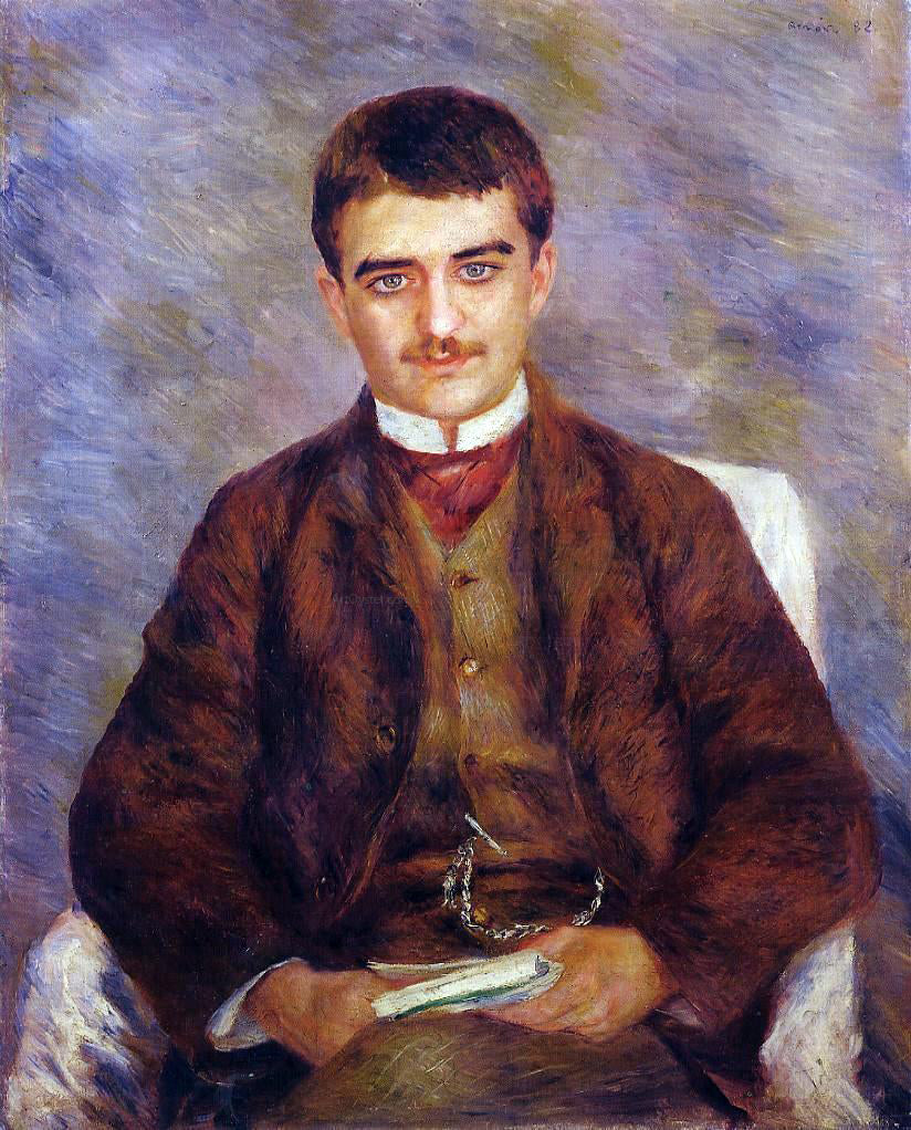 Pierre Auguste Renoir Joseph Durand-Ruel - Hand Painted Oil Painting