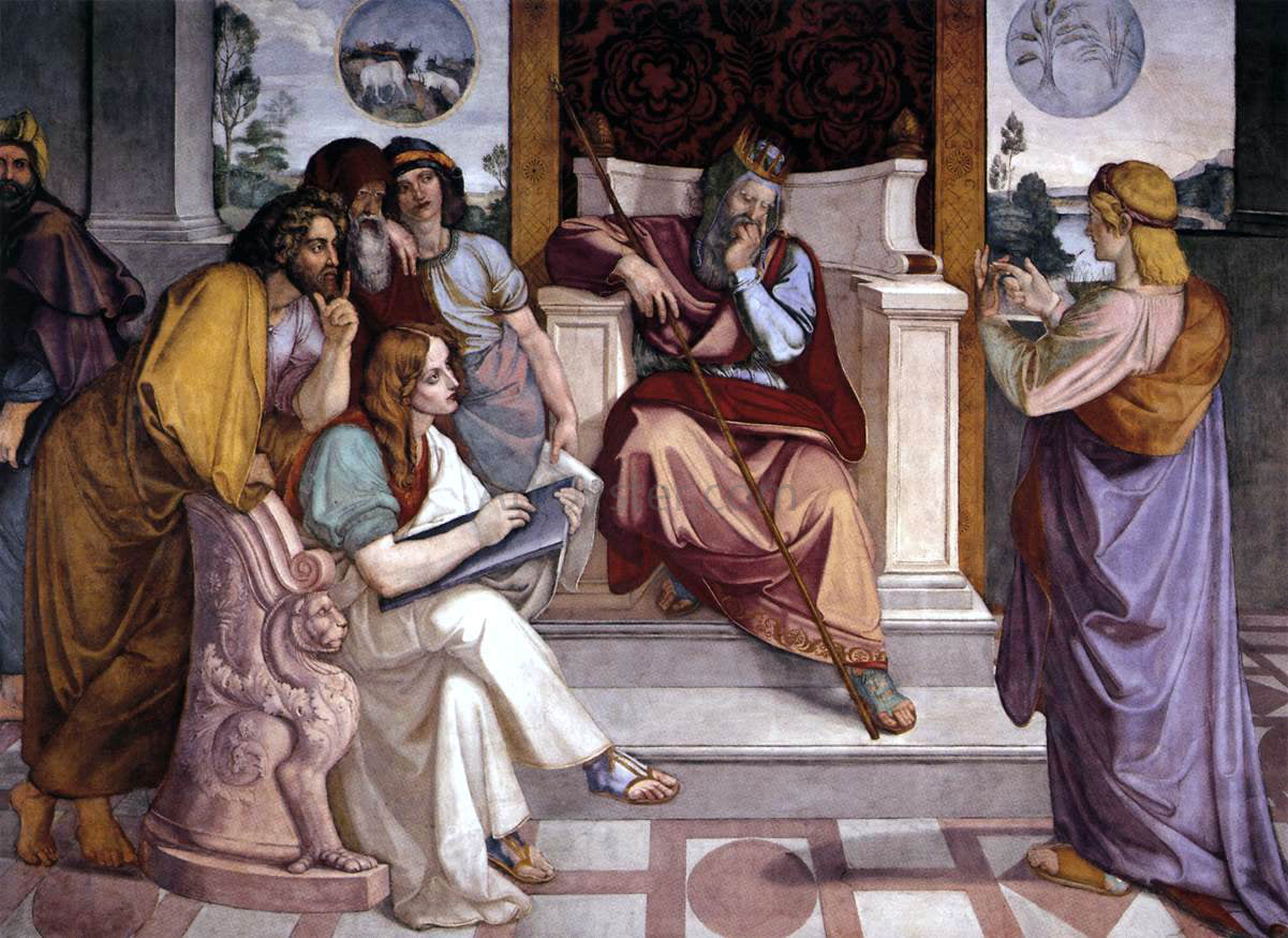  Peter Cornelius Joseph Interpreting Pharaoh's Dream - Hand Painted Oil Painting