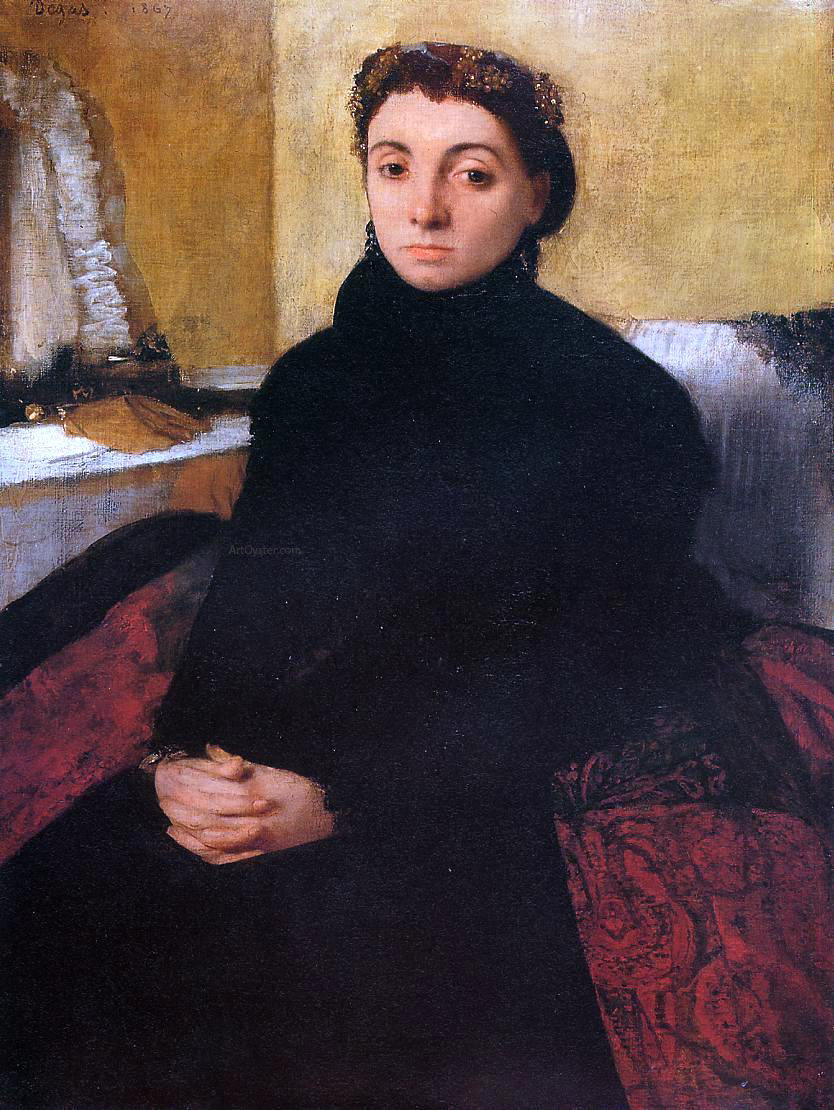 Edgar Degas Josephine Gaujean - Hand Painted Oil Painting