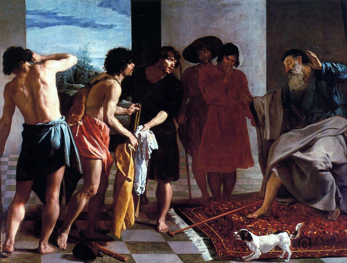 Diego Velazquez Joseph's Bloody Coat Brought to Jacob - Hand Painted Oil Painting